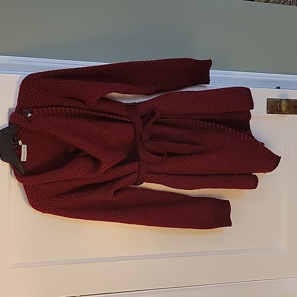 JoJo Maman Bebe Red Wrap Sweater